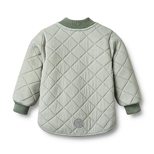 Куртка утепленная Wheat "Thermo Loui Green Stripe", зеленые полоски